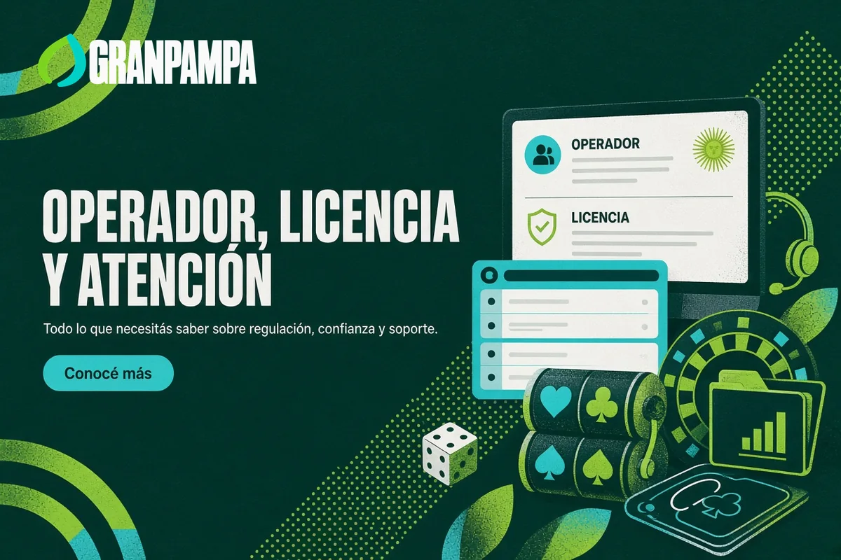 Monitor con información del operador y consulta de soporte