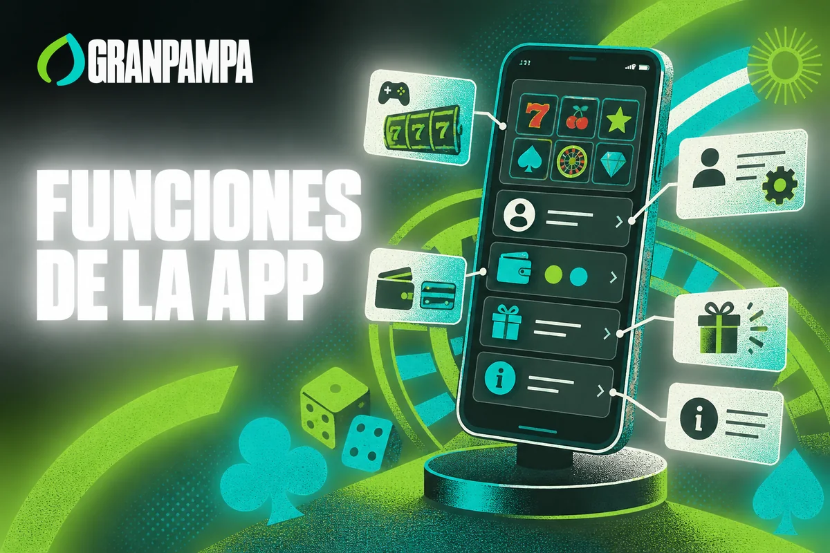 Celular con catálogo, cuenta, pagos y promociones en pantalla