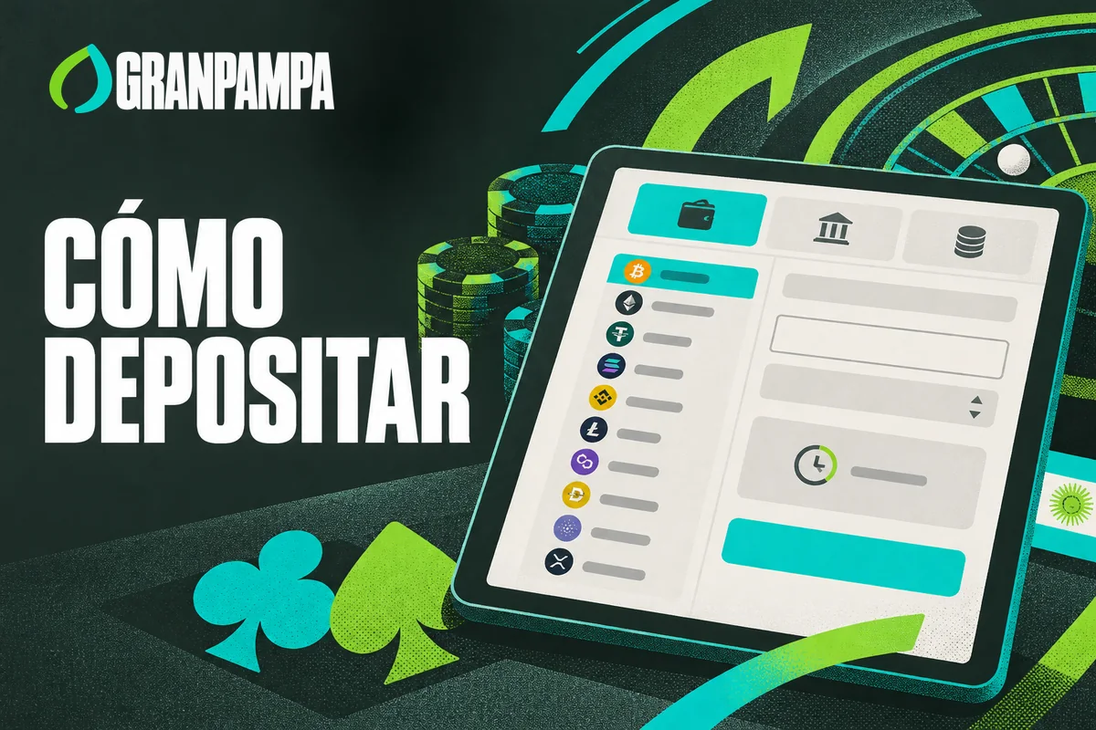 Tablet con métodos de depósito, importe y estado de acreditación.