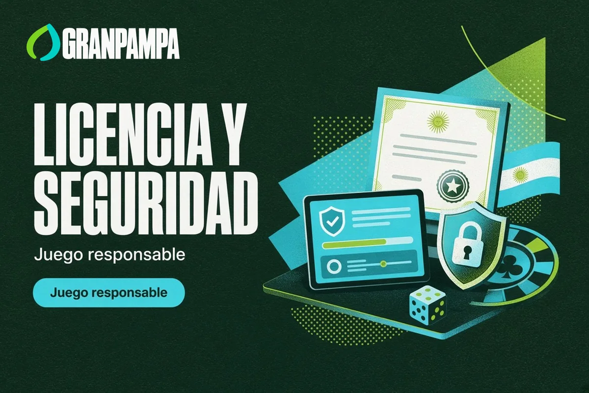 Certificado y tablet representan licencia, seguridad y juego responsable